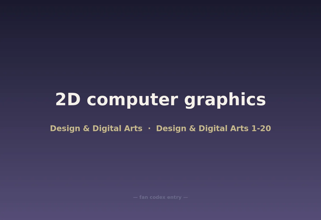 2D computer graphics