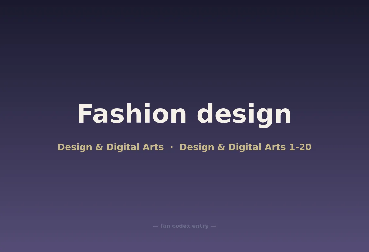 Fashion design