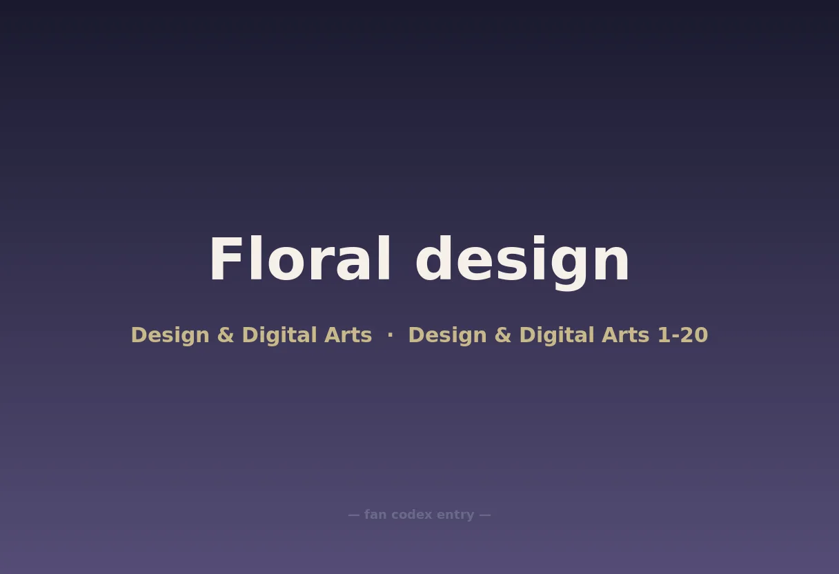 Floral design
