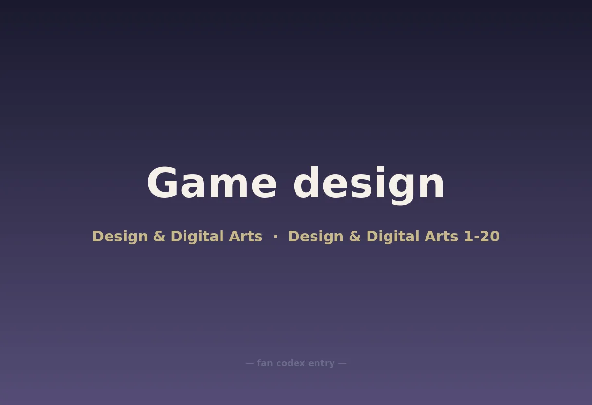 Game design