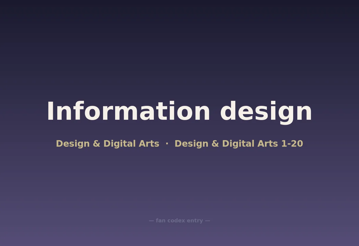 Information design