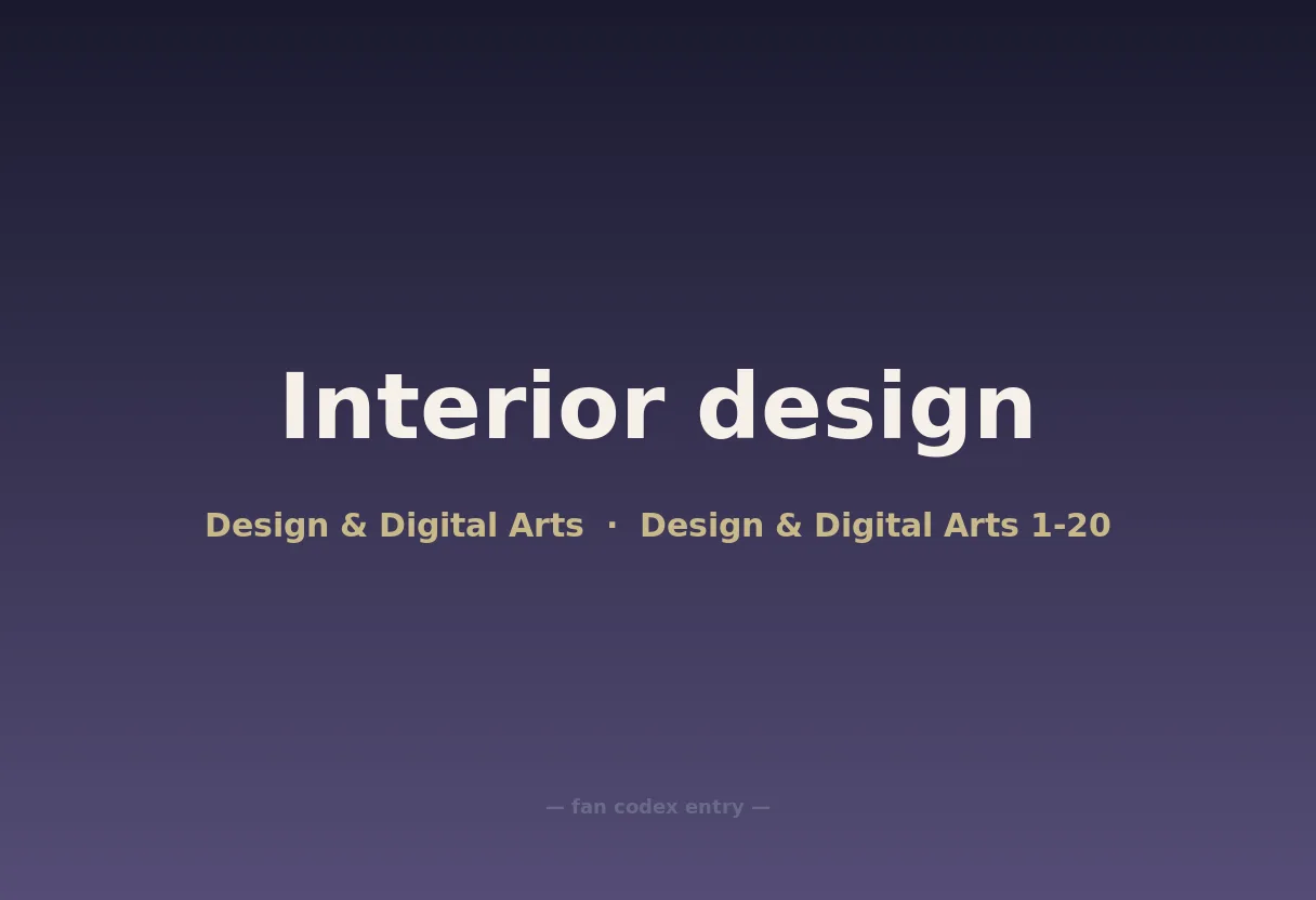 Interior design